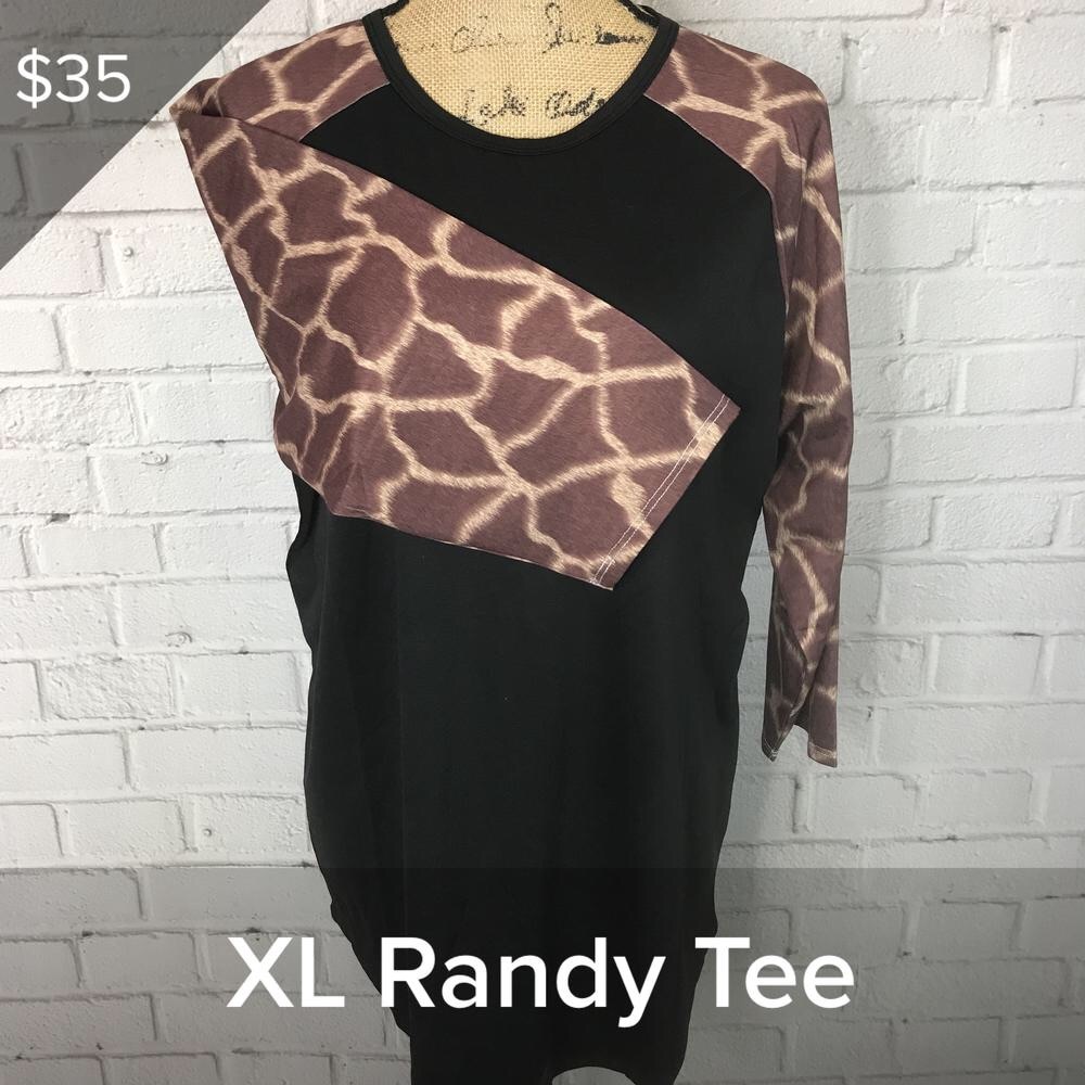 NWT size XL Giraffe Print Randy T LuLaRoe